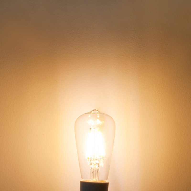 ST15 E26/E27 4W LED Vintage Antique Filament Light Bulb, 40W Equivalent, 4-Pack, AC100-130V or 220-240V ST15 E26/E27 4W LED Vintage Antique Filament Light Bulb, 40W Equivalent, 4-Pack, AC100-130V or 220-240V